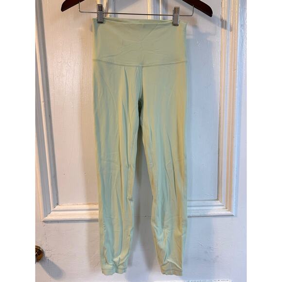 lululemon athletica Pants - Lululemon Align High-Rise Pant‎ 25" Sz 4 Mint